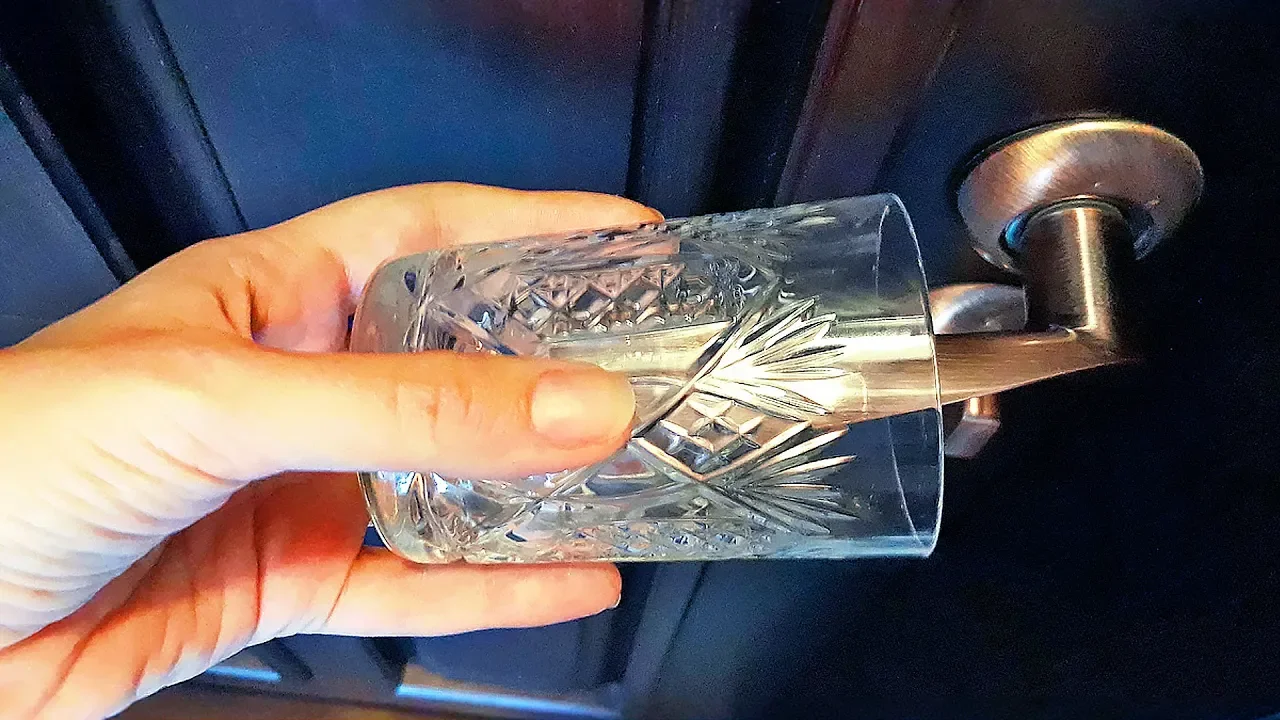Put a Glass on Your Door Handle, It Will Save Your Life!
