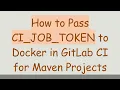 How to Pass CI - JOB