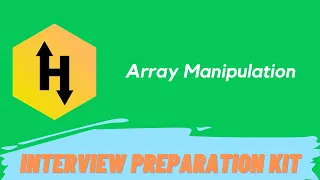 HackerRank Array Manipulation problem solution in Python Programming Interview Preparation Kit