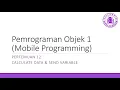 Pemrograman Objek 1 Mobile Programming - Pertemuan 12