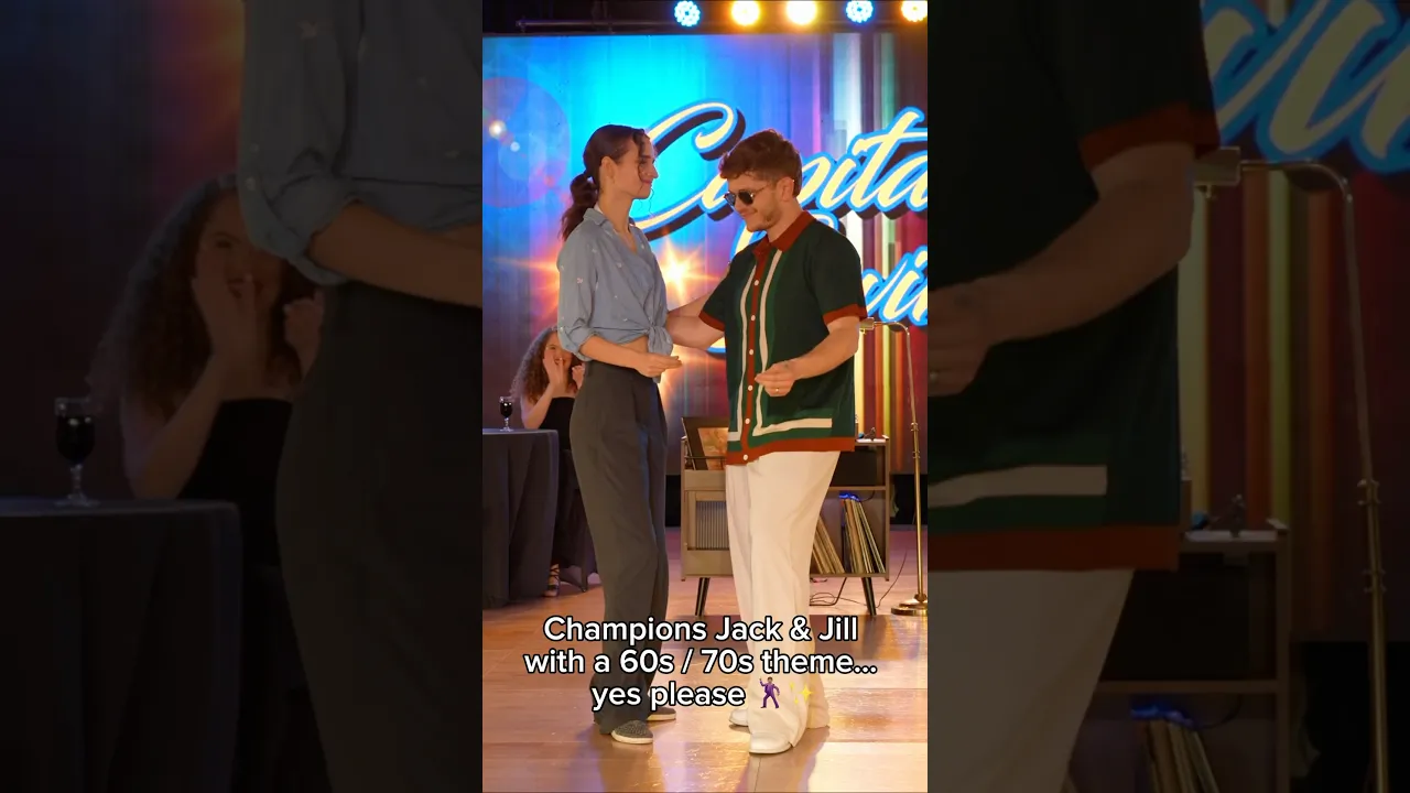 Champions J&J 60s / 70s era 🕺🏽✨ Dancing with Bryn was pure groove, smooth and so much fun!