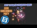 Garrysmod Splitscreen Multiplayer - 3000 Subscribers Firework Party Gameplay