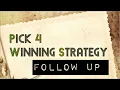 Pick 4 Winning Strategy Explained