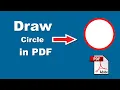 How to Draw a Circle in PDF Editor Adobe Acrobat Pro 2020