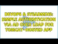 DevOps SysAdmins Simple authentication via AD over LDAP for Tomcat-hosted app