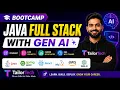 Java Full Stack with Gen AI Bootcamp Roadmap Projects Career Opportunities TailorTech