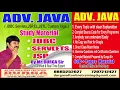 DURGA Sir Adv Java Study Material