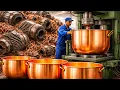 Lagu Incredible Recycling Process Of Old Copper Motors Scrap Wire To Make New Giant Copper Cooking Pots