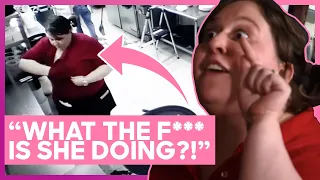 server dee dee rubs food on her chest mystery diners
