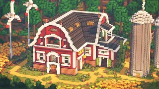 Minecraft • How to Build a Farmhouse + Interior