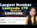 179 Largest Number leetcode daily challenge String DSA java riya shorts viral Sheet