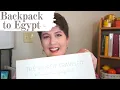 THE WORDY TRAVELER UNBOXING Backpacker Fiction Review Travel to Egypt