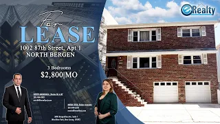 FOR LEASE 1002 87th Street Apt 1 North Bergen NJ