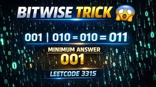 Leetcode 3315 Explained Construct the Minimum Bitwise Array II Bitwise Trick Revealed