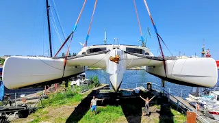 Our trimaran went flying! The worst day ever!!!