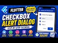 FLUTTER ANDROID - CHECKBOX ALERT DIALOG TUTORIAL