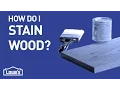 Wood Staining 101 DIY Basics