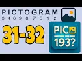 PICTOGRAM Picture Cryptogram 31 32