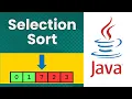 Selection Sort Java Tutorial