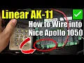 Linear AK-11 Keypad Connect to Nice Apollo 1050 Gate Operator How to Wire it