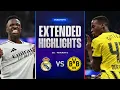 Real Madrid vs Borussia Dortmund Extended Highlights UCL League Phase MD 3 CBS Sports Golazo