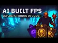 AI-Built Retro FPS Godot Possession Keycard Doors Devlog