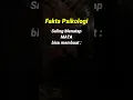Fakta Psikologi ❗ Tatapan Mata #shorts