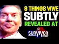 8 Things WWE Subtly Told Us At Survivor Series 2021