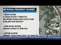 Metrorail makes schedule changes