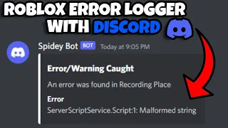 Roblox To Discord Error Logger With Webhooks Model in Discord