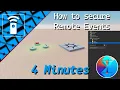How to secure Remote Events Roblox Studio