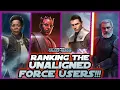 Ranking the Unaligned Force Users for 2026 in Star Wars Galaxy of Heroes