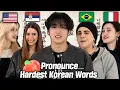 Download Lagu Can People Around The World Pronounce Hardest Korean Words? l FT. Wooseok l Brazil, Italy, Serbia