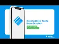 How to Create a Data Table from Scratch in FastField 3 Simple Steps