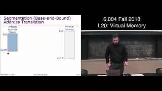 MIT 6 004 L20 Virtual Memory