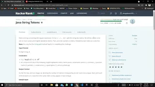 Java String Tokens HackerRank Solution