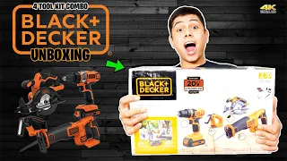 BLACK DECKER TOOL KIT COMBO UNBOXING Review