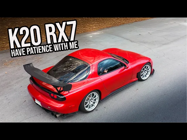 Video: The K20 swapped RX7 goes into surgery (and so do I)