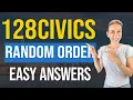 128 Civics Questions and answers RANDOM Order v1 2025 version Civics Test US Citizenship