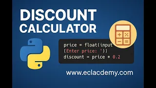 Building a Discount Calculator App in Python