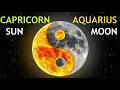 Capricorn Sun Aquarius Moon