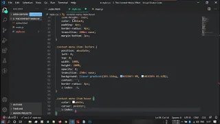 The Context Menu Effect CSS JS Tutorial