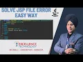 How to Solve Runtime Error in JSP Pages in Eclipse Excellence Technology