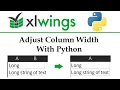 Python xlwings Never Manually Resize Columns Again