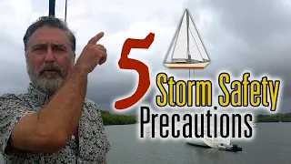 Prepping the Boat for Tropical Storm Laura