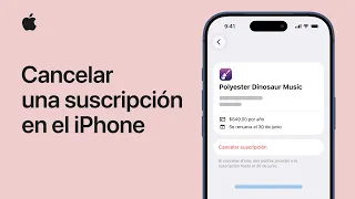 Cómo cancelar una suscripción en el iPhone | Soporte técnico de Apple