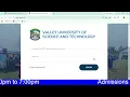 How to access to VUST MIS or Students Academic Portal