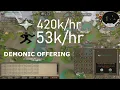 NEW OSRS skilling method Demonic Offering Priffdinas Agility Course