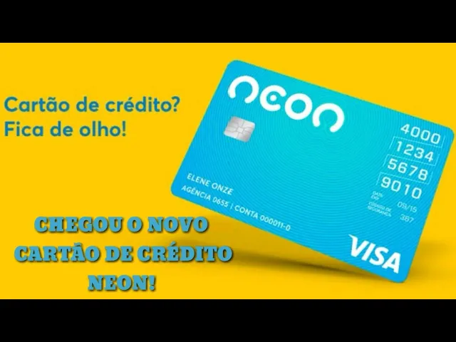 CHEGOU O NOVO CARTÃO DE CRÉDITO NEON!