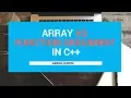 Array as a Function Argument--passing Array in Function c lecture 18 hindi urdu